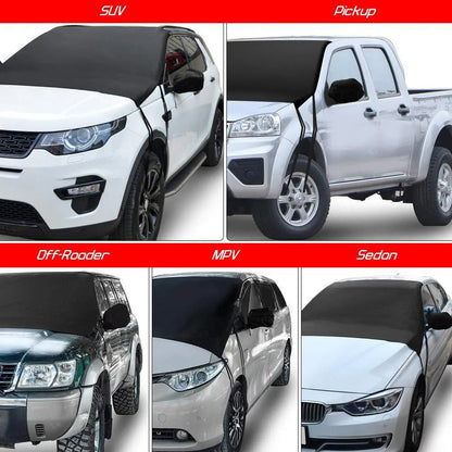 Anypack Car Front Windshield Cover Sun Shade Snow Car Cover Sunshield Dust Waterproof Protection Outdoor Exterior Protector-Car Accessories-PEROZ Accessories