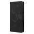 Anymob Samsung Black Flip Phone Case Big Butterfly Leather Wallet Book Style Cover Shell-Mobile Phone Cases-PEROZ Accessories