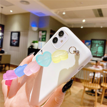 Anymob iPhone Case Transparent Bracelet Soft Silicone Cover With Love Wrist Strap-Mobile Phone Cases-PEROZ Accessories