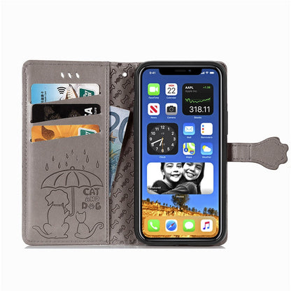 Anymob iPhone Case Blue Magnetic Flip Leather Card slot Wallet Phone Book Style Cover-Mobile Phone Cases-PEROZ Accessories