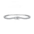 Anyco Bracelet 3mm Silver Bracelets Bulk Cz Cubic Zirconia Tennis Bracelets Women Chains S925 Silver Bracelet-Bracelets-PEROZ Accessories