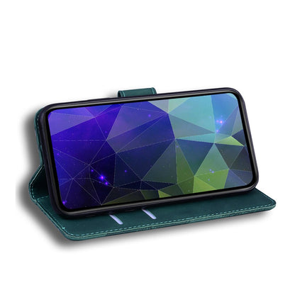 Anymob Samsung Case Purple Fashion Magnetic Flip Solid Color card Slot wallet Back Cover-Mobile Phone Cases-PEROZ Accessories