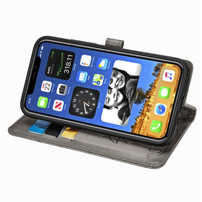 Anymob iPhone Case Blue Magnetic Flip Leather Card slot Wallet Phone Book Style Cover-Mobile Phone Cases-PEROZ Accessories
