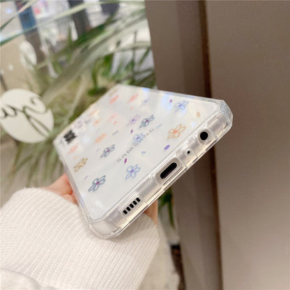 Anymob Samsung Multicolor Roses Flowers Soft Silicone Phone Case Transparent Cover-Mobile Phone Cases-PEROZ Accessories