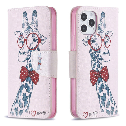 Anymob iPhone Case Blue with Cherry Blossom Flip Cover Fashion Painted Wallet Leather Bag Shell-Mobile Phone Cases-PEROZ Accessories