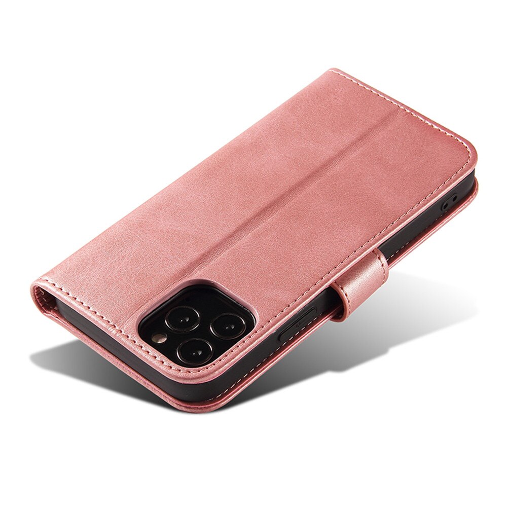 Anymob iPhone Case Brown Magnetic Flip Solid Color Wallet Phone Protection Cover-Mobile Phone Cases-PEROZ Accessories