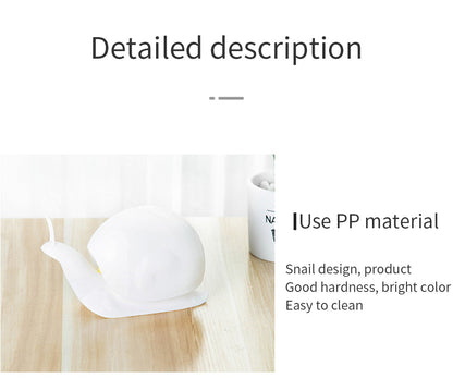 Anyhouz Snail-Shaped Lotion Shampoo Shower Gel Dispenser Black Pump Bottle Home Bathroom Portable Soap-Bathroom and Toilet Accessories-PEROZ Accessories
