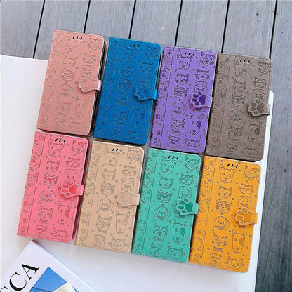 Anymob iPhone Case Blue Magnetic Flip Leather Card slot Wallet Phone Book Style Cover-Mobile Phone Cases-PEROZ Accessories