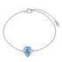 Anyco Bracelet Cuba Drop Blue Heart Shape Iced Out Tennis Cubic Zirconia 925 Silver Chain Crystal Bracelets Bangles Charm For Bracelet Women-Bracelets-PEROZ Accessories