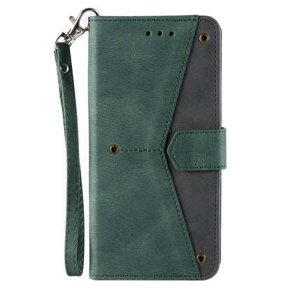 Anymob Samsung Green Splicing Flip Leather Case Card Slot Wallet Phone Cover-Mobile Phone Cases-PEROZ Accessories
