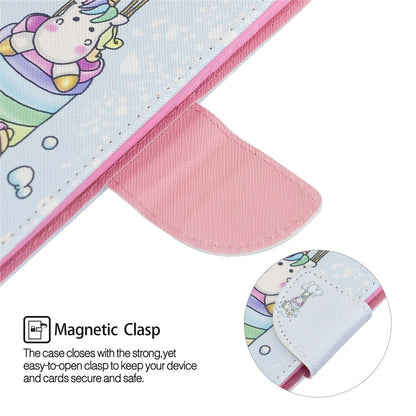 Anymob iPhone Case Multicolor Ballon Unicorn Painted Leather Magnetic Flip Wallet Cover Shell-Mobile Phone Cases-PEROZ Accessories