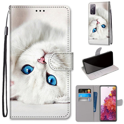 Anymob Samsung Puppy Cute Animal Painted Leather Phone Case Flip Wallet Phone Bag Cover-Mobile Phone Cases-PEROZ Accessories