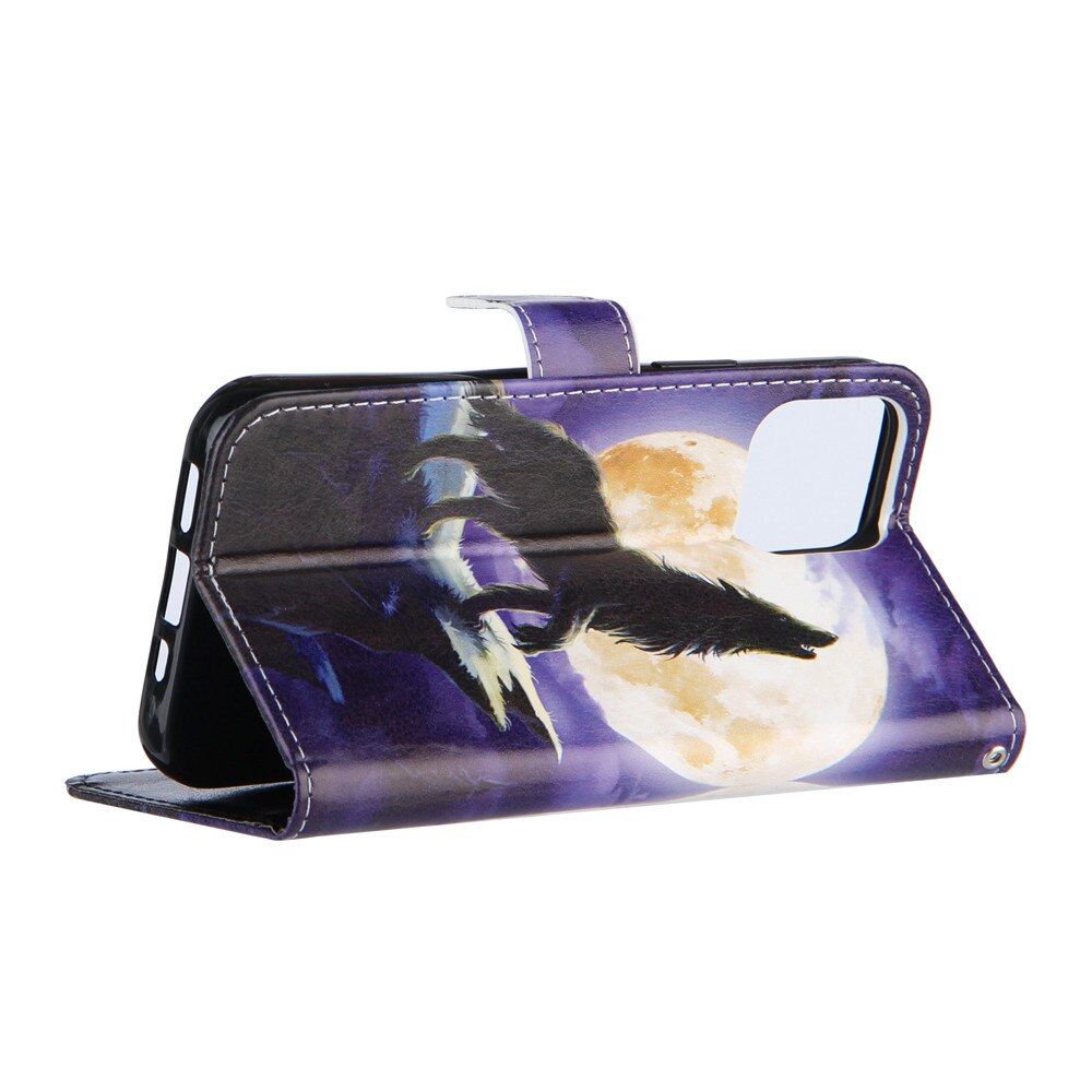 Anymob iPhone Case Multicolor Flip Painted Wallet Leather Cover-Mobile Phone Cases-PEROZ Accessories