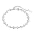 Anyco Bracelet Fashion 925 Sterling Silver Jewelry Mujeres Pulseras Heart Charm Bracelets Bangles For Women-Bracelets-PEROZ Accessories