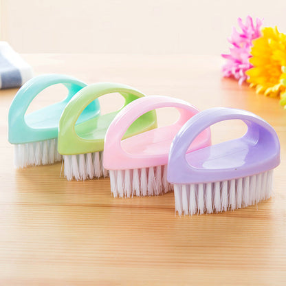 Anyhouz Laundry Brush Blue Multi-Functional Cleaning Washing Flexible Scrub for Bathroom or Kitchen-Bathroom and Toilet Accessories-PEROZ Accessories