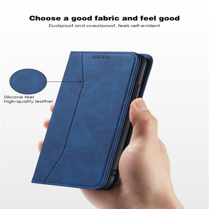 Anymob iPhone Case Blue Magnetic Flip Book Style Wallet Protection Cover-Mobile Phone Cases-PEROZ Accessories