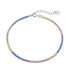 Anyco Bracelet Elegant Rainbow Color Cubic Zirconia Wholesale Fine Jewelry Bracelets Women S925 Sterling Silver Tennis Bracelet-Bracelets-PEROZ Accessories