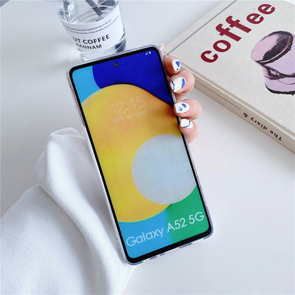 Anymob Samsung Gray Transparent Marble Phone Case Fundas Cover-Mobile Phone Cases-PEROZ Accessories