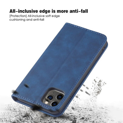 Anymob iPhone Case Blue Magnetic Flip Book Style Wallet Protection Cover-Mobile Phone Cases-PEROZ Accessories