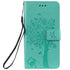 Anymob Huawei Phone Case Blue Green Tree Print Flip Leather Wallet Phone Cover-PEROZ Accessories