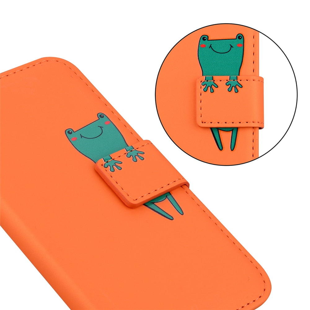 Anymob Samsung Pink Flip Leather Case Wallet Phone Cover-Mobile Phone Cases-PEROZ Accessories