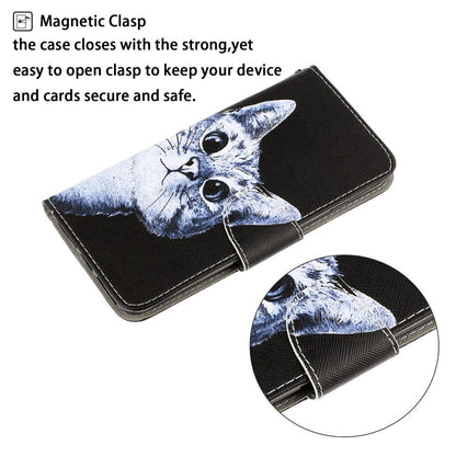 Anymob Samsung Ocean Magnetic Flip Wallet Case Painted Leather Phone Cover-Mobile Phone Cases-PEROZ Accessories