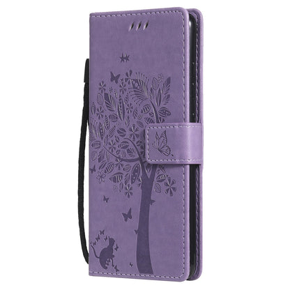 Anymob Samsung Violet Leather Flip Case Wallet Cases Phone Bag Shell Cover-Mobile Phone Cases-PEROZ Accessories