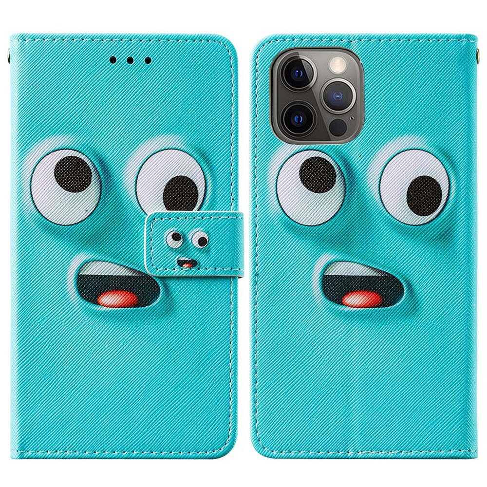 Anymob iPhone Pink Mosaic Flip Leather Phone Cases Animal Painted Wallet Cover-Mobile Phone Cases-PEROZ Accessories