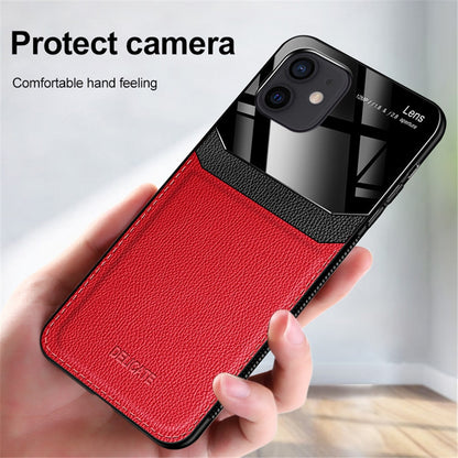 Anymob iPhone Brown Anti-drop Pattern Phone Case Leather Back Cover-Mobile Phone Cases-PEROZ Accessories