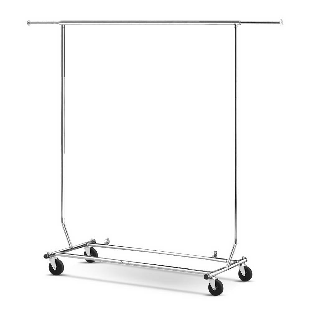 Artiss Clothes Coat Rack Stand Portable Garment Hanging Rail Airer Adjustable-Furniture &gt; Bedroom - Peroz Australia - Image - 1