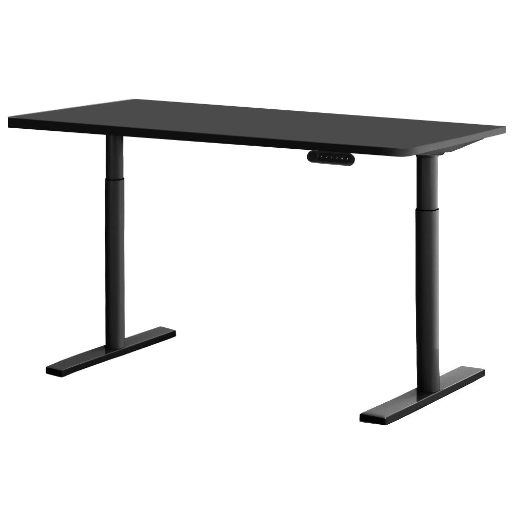 Artiss Electric Standing Desk Height Adjustable Sit Stand Desks Black 140cm-Electric Standing Desks - Peroz Australia - Image - 2