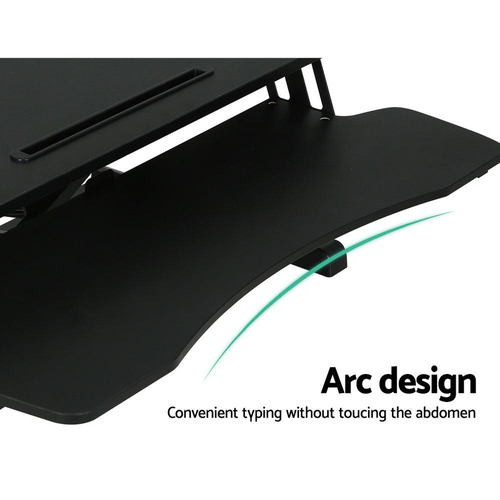 Artiss Standing Desk Riser Height Adjustable Sit Stand Computer Laptop Desktop-Furniture &gt; Office - Peroz Australia - Image - 7