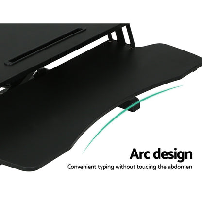Artiss Standing Desk Riser Height Adjustable Sit Stand Computer Laptop Desktop-Furniture &gt; Office - Peroz Australia - Image - 7