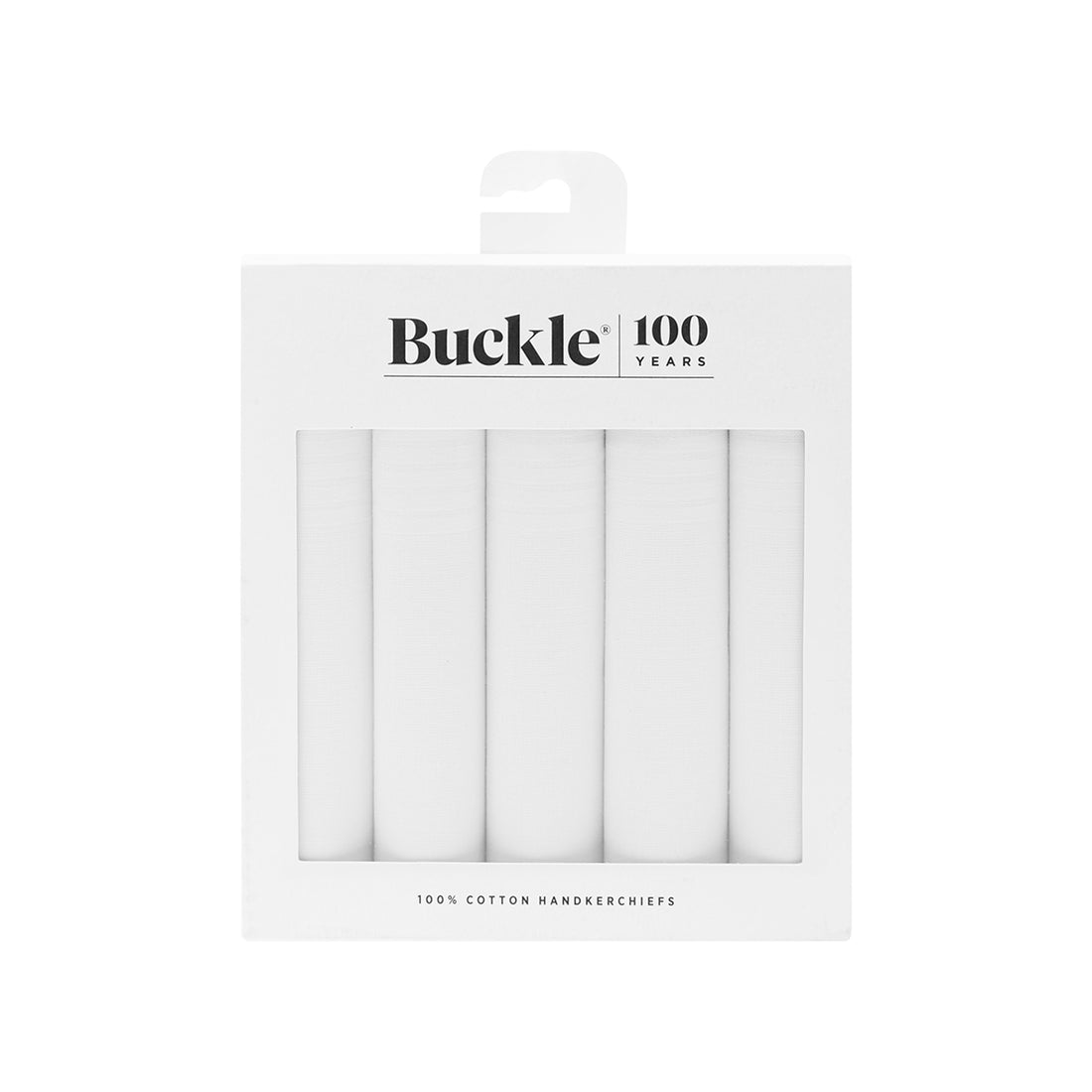 HANDKERCHIEFS. 5 PACK. 100% Cotton. Plain White.-Handkerchiefs-PEROZ Accessories