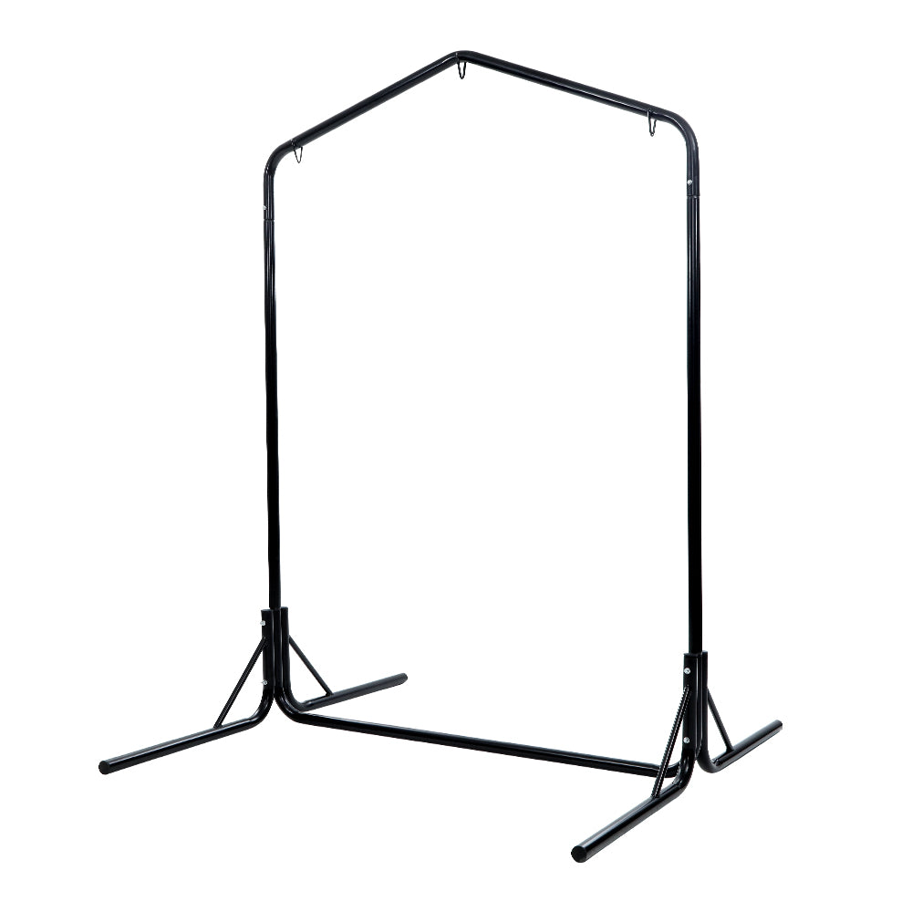 Gardeon Double Hammock Chair Stand Steel Frame 2 Person Outdoor Heavy Duty 200KG-Furniture &gt; Outdoor-PEROZ Accessories