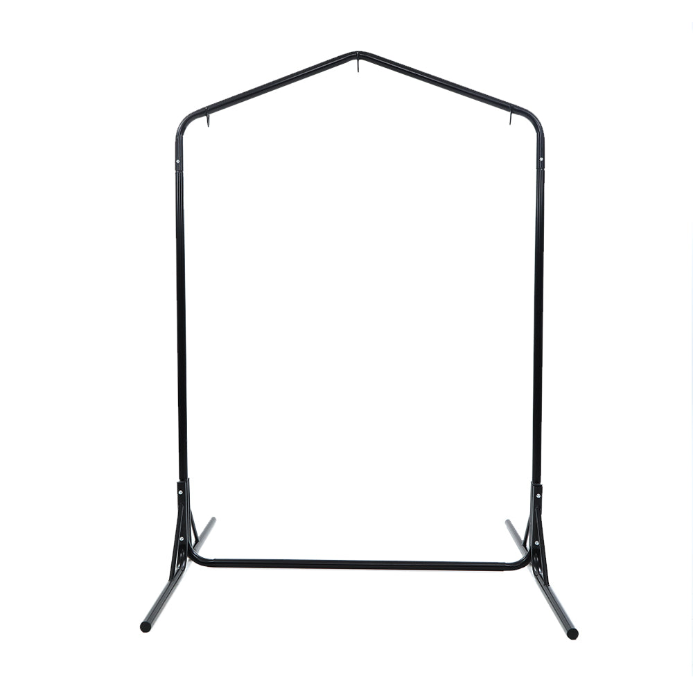 Gardeon Double Hammock Chair Stand Steel Frame 2 Person Outdoor Heavy Duty 200KG-Furniture &gt; Outdoor-PEROZ Accessories
