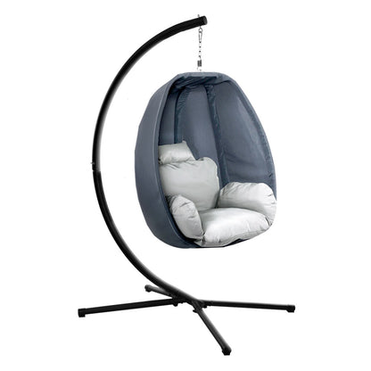 Gardeon Outdoor Furniture Egg Hammock Hanging Swing Chair Pod Lounge Chairs-Furniture &gt; Outdoor-PEROZ Accessories