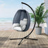 Gardeon Outdoor Furniture Egg Hammock Hanging Swing Chair Pod Lounge Chairs-Furniture > Outdoor-PEROZ Accessories