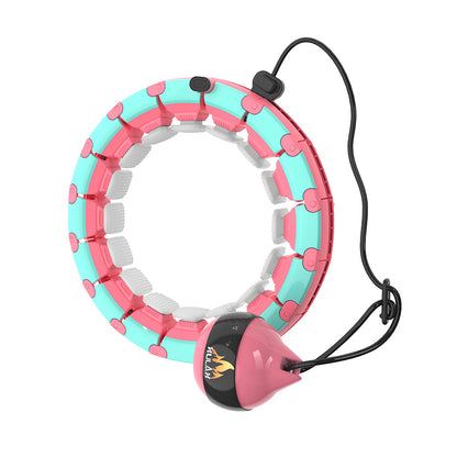 Anyfit Pink Green Waist Trainer Massage Hoop Adjustable Smart SportsExercise Equipment for Gym Home-Exercise &amp; Fitness-PEROZ Accessories