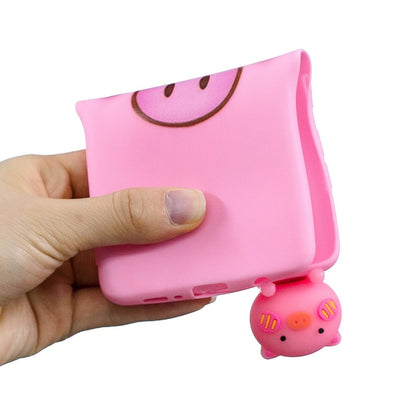 Anymob iPhone Pig 3D Toys Case Soft Silicone Cartoon Cover-Mobile Phone Cases-PEROZ Accessories