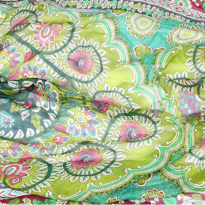 Anyyou 100% Mulberry Silk Green Long Scarf Luxury Brand Women Beach Shawl Wear Swimwear Pashimina Face Shield Foulard-Scarves-PEROZ Accessories
