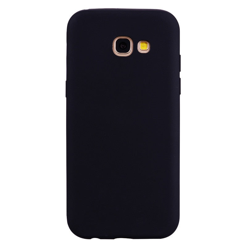 Anymob Samsung Blue Soft Silicon Case Candy Color Phone Case-Mobile Phone Cases-PEROZ Accessories