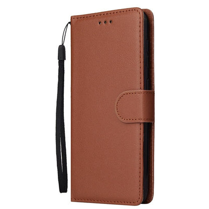 Anymob Samsung Red Leather Case Flip Wallet Phone Cover-Mobile Phone Cases-PEROZ Accessories