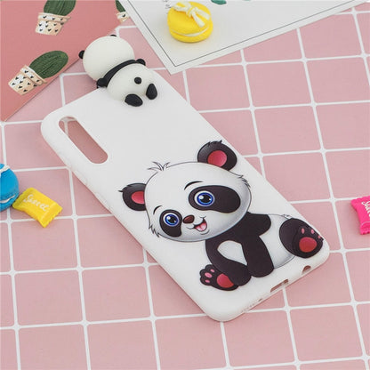 Anymob Samsung White Panda Silicone Case Animal Back Cover-Mobile Phone Cases-PEROZ Accessories