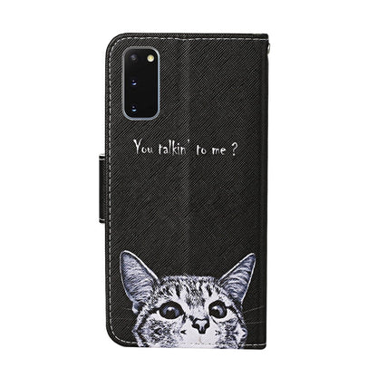 Anymob Samsung Blue And Red Flamed Wolf Phone Cases Leather Flip Stand Cover-Mobile Phone Cases-PEROZ Accessories