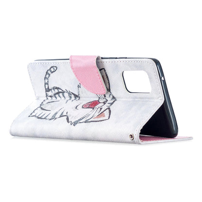 Anymob Samsung Case White And Black Flower Cartoon Flip Leather Wallet Phone Cover Protection-Mobile Phone Cases-PEROZ Accessories