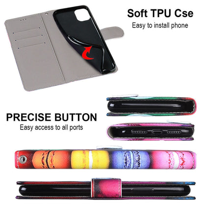 Anymob Samsung Case Green Leaf Magnetic Flip Leather Card Slot Wallet Phone Cover Protection-Mobile Phone Cases-PEROZ Accessories