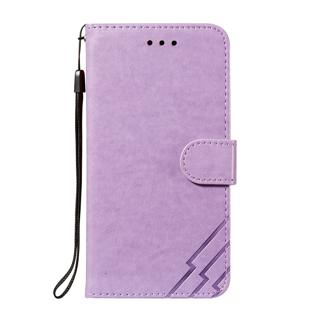 Anymob iPhone Red Flip Leather Phone Case Wallet Cover-PEROZ Accessories