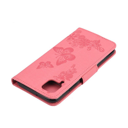 Anymob iPhone Pink Fashion Flip Case Butterfly Print Card Slot Wallet Leather Back Cover-Mobile Phone Cases-PEROZ Accessories