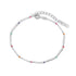 Anyco Bracelet Bohemian Colorful Cubic Zirconia 925 Sterling Silver Charm Bracelet For Women Jewelry-Bracelets-PEROZ Accessories